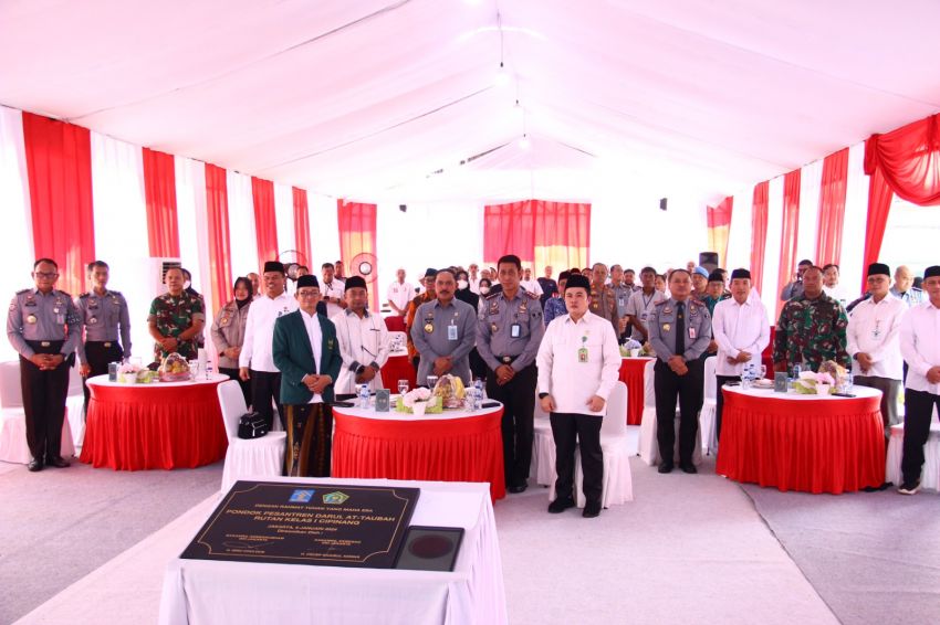 Berikan Pendidikan Agama Berkualitas Bagi Warga Binaan, Pondok Pesantren Darul At-Taubah Rutan Cipinang Diresmikan