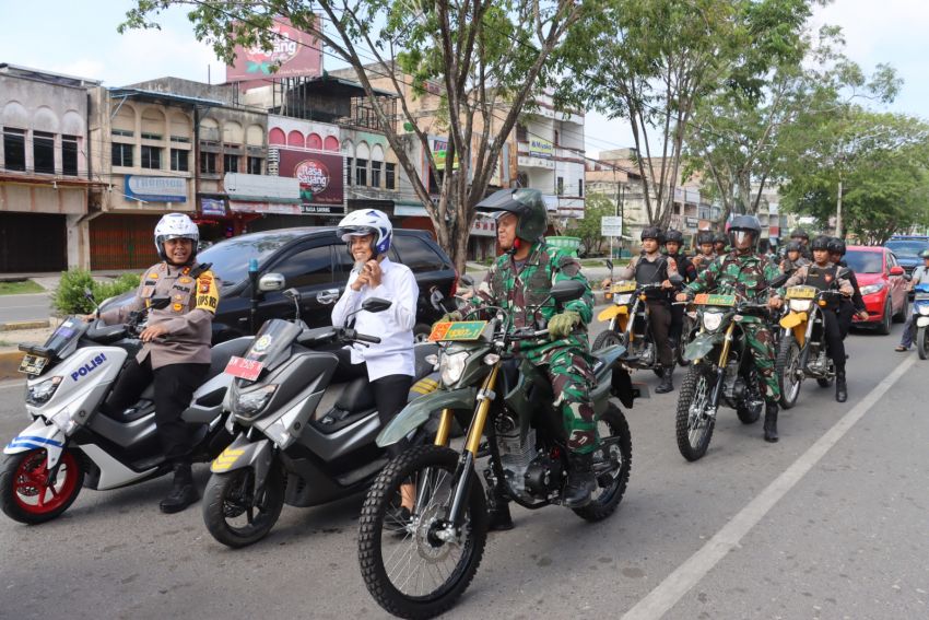 Kapolres Dumai, Walikota Dumai dan Dandim 0320 Lakukan Pemantauan Langsung Pelaksanaan Pengamanan dan Proses Penghitungan Suara di Sejumlah TPS