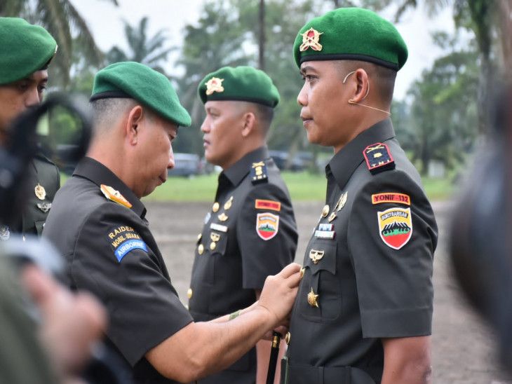 Danrem 031/WB Brigjen TNI Dany Racka Andalasawan Pimpin Sertijab Danyonif 132/BS