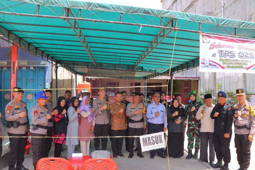 Upaya Polda Riau Dalam Memastikan Kesiapan TPS, Wakapolda Riau Adakan Kunjungan ke Kabupaten Rohil Guna Mengecek Kesiapan TPS