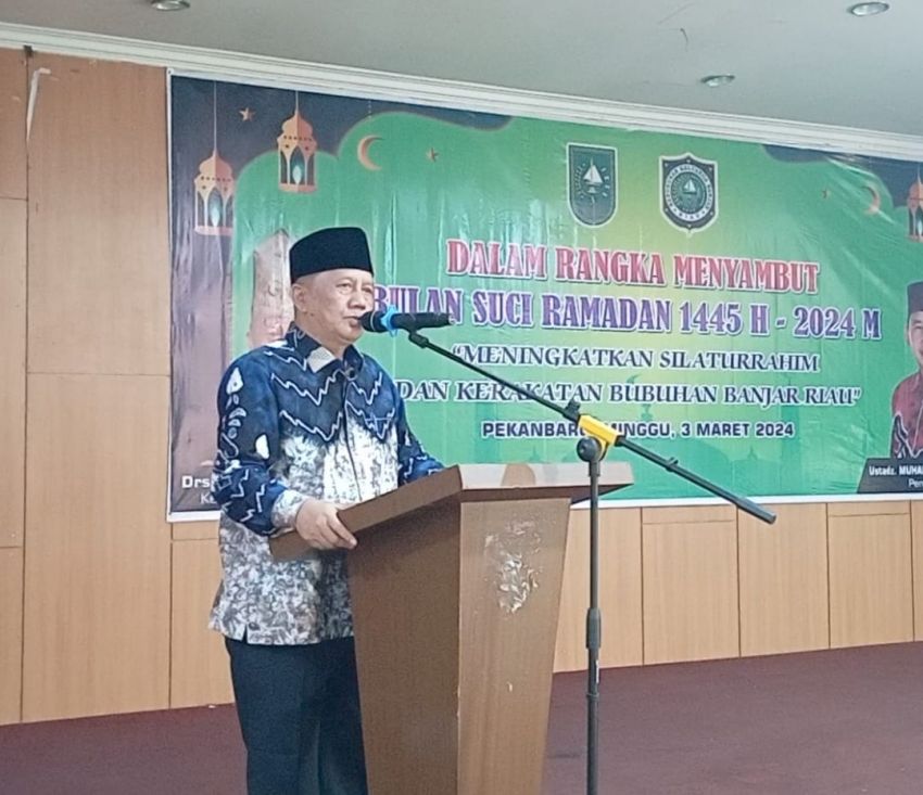 Sambut Bulan Suci Ramadhan, Kerukunan Bubuhan Banjar Riau Gelar Acara Silaturahmi