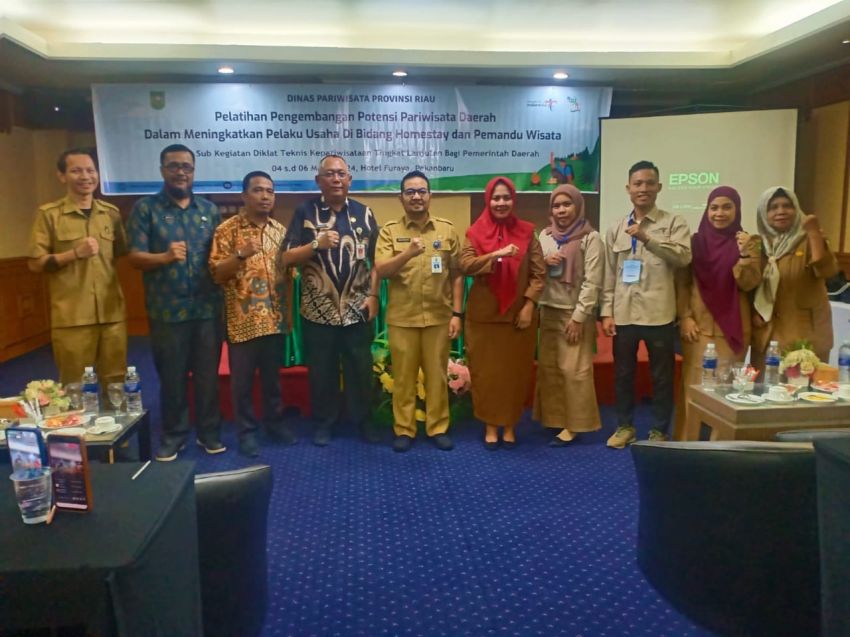 Dinas Pariwisata Provinsi Riau Mengadakan Pelatihan Pengembangan Potensi Pariwisata Daerah