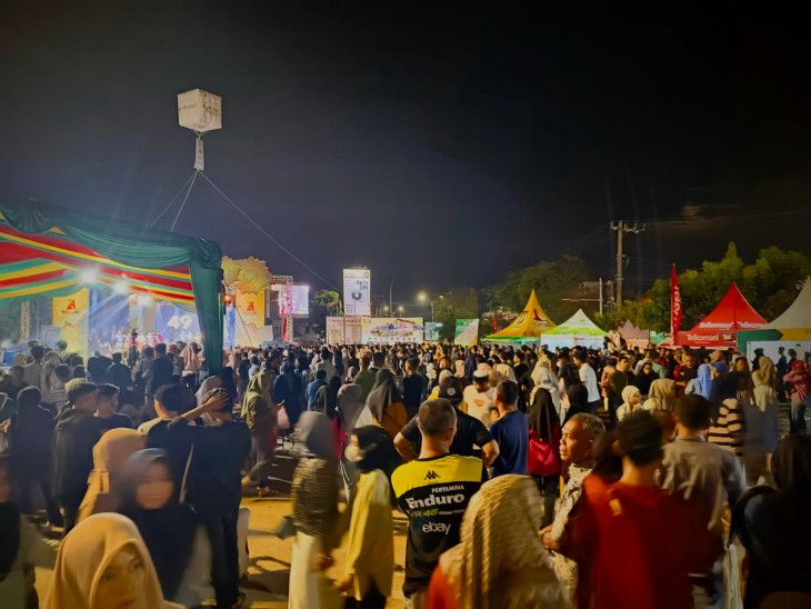 Ribuan Pengunjung Padati Malam Penutupan Kampar Expo 2024