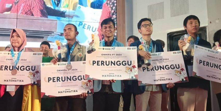 Mahasiswa UNRI Raih Perunggu Pada Ajang ON MIPA 2024