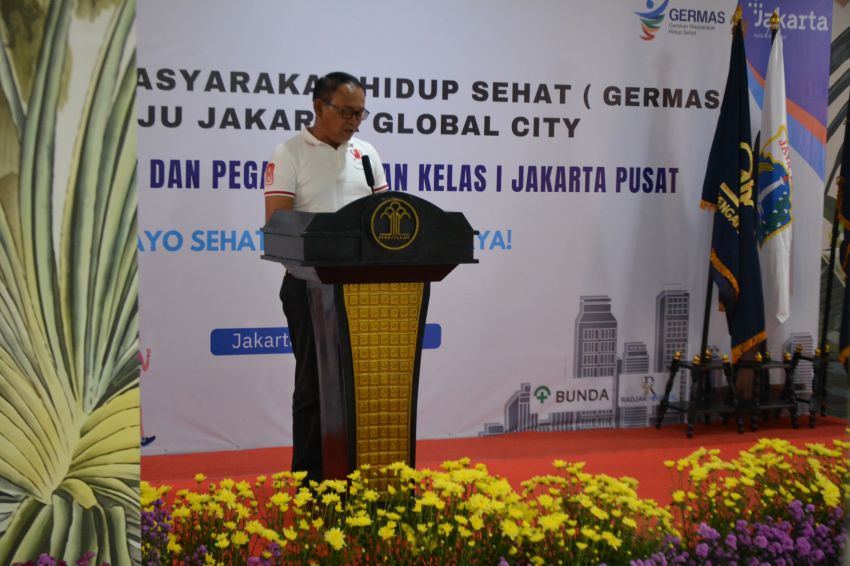 Tingkatkan Kualitas Kesehatan, Rutan Kelas I Jakarta Pusat Sepakati Komitmen Bersama Suku Dinas Kesehatan Jakarta Pusat dalam Gerakan Masyarakat Sehat (GERMAS)
