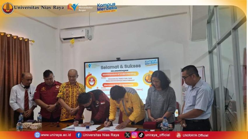 Rektor UNIRAYA Teken MoU dan PKS dengan Organisasi Advokat PERADAN