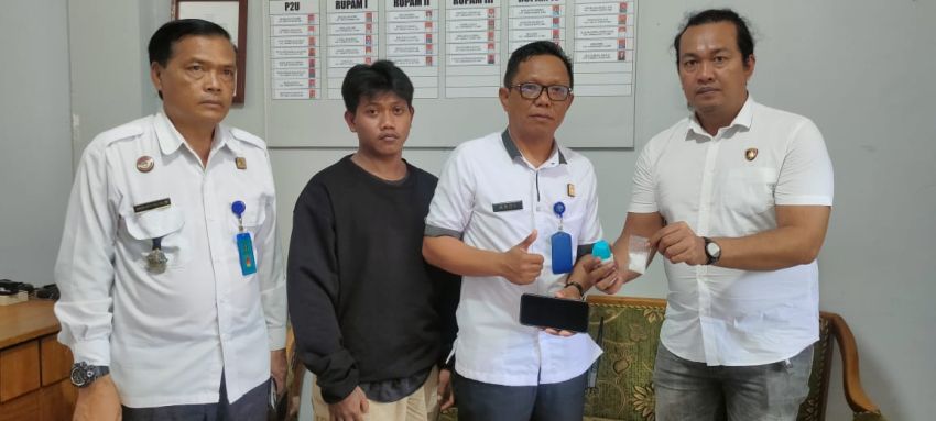 Petugas P2U Lapas Luwuk Gagalkan Narkoba Jenis Sabu yang Coba Diselundupkan Melalui Titipan