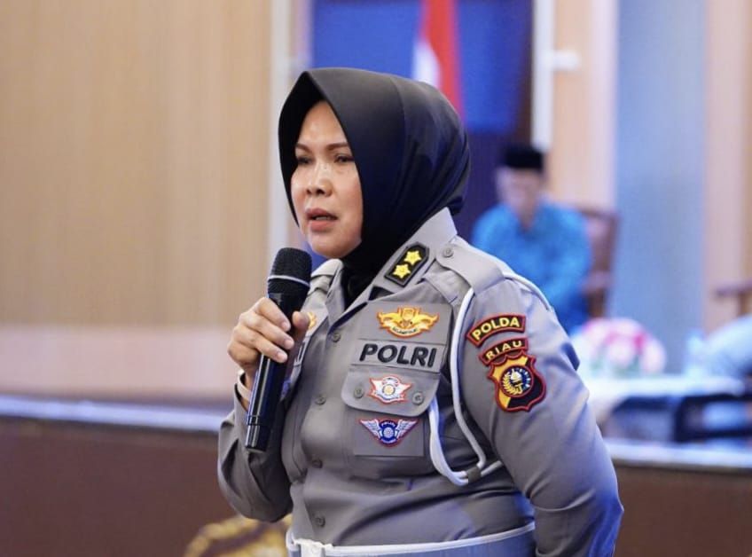 Pentingnya Peran Ibu, Ditlantas Polda Riau Gelar Kegiatan Kampanye Keselamatan Berlalu Lintas Bersama TP PKK Provinsi Riau