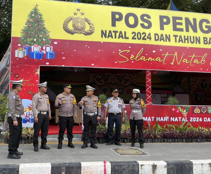 Pastikan Nataru Berjalan Lancar dan Aman, Dirlantas Polda Riau Turun Langsung Tinjau Kesiapan Personel dan Fasilitas Pos Pengamanan