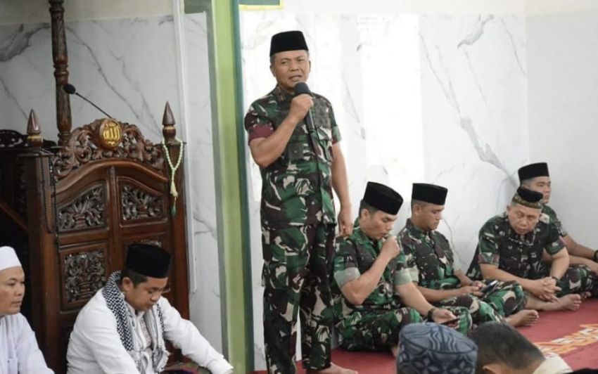 Peringati Hari Juang TNI AD ke 79, Korem 031/Wira Bima Gelar Doa Bersama