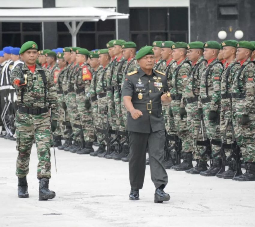 Pimpin Upacara Peringatan Hari Juang ke-79 TNI AD, Danrem 031/WB: Ini Merupakan Tonggak Perjalanan Tentara Nasional Indonesia Angkatan Darat