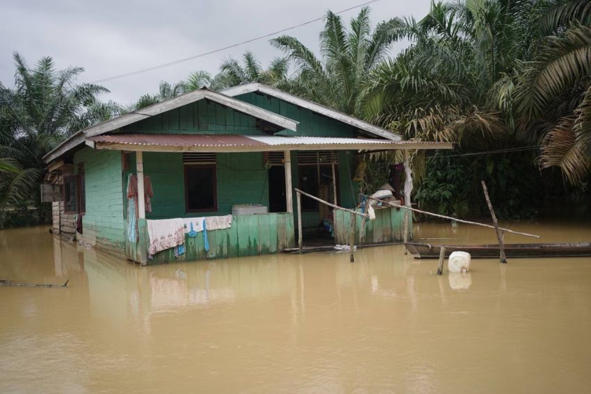 Banjir Melanda Gunung Sahilan, Warga Terpaksa Mengungsi