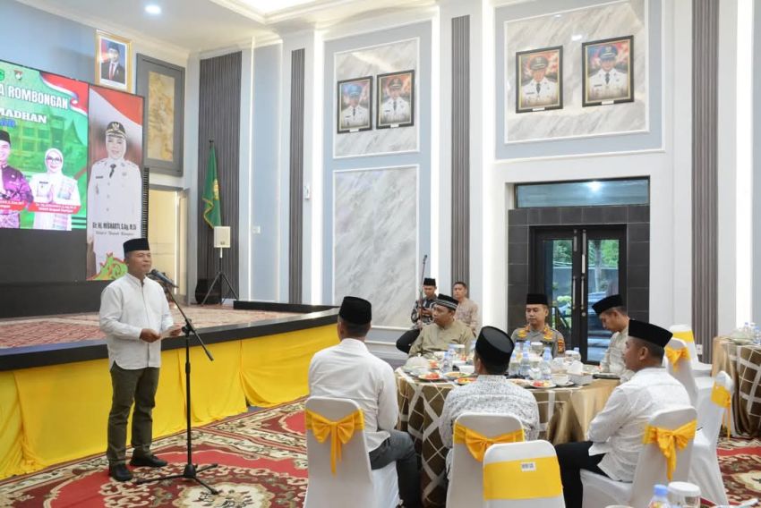 Perkuat Sinergitas TNI dan Pemerintah Daerah, Danrem 031/WB Penuhi Undangan Bupati Kampar dan Safari Ramadhan