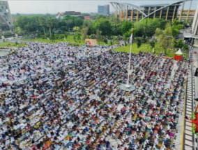 Riau Gelar Shalat Idul Ftri di 6.039 Lokasi