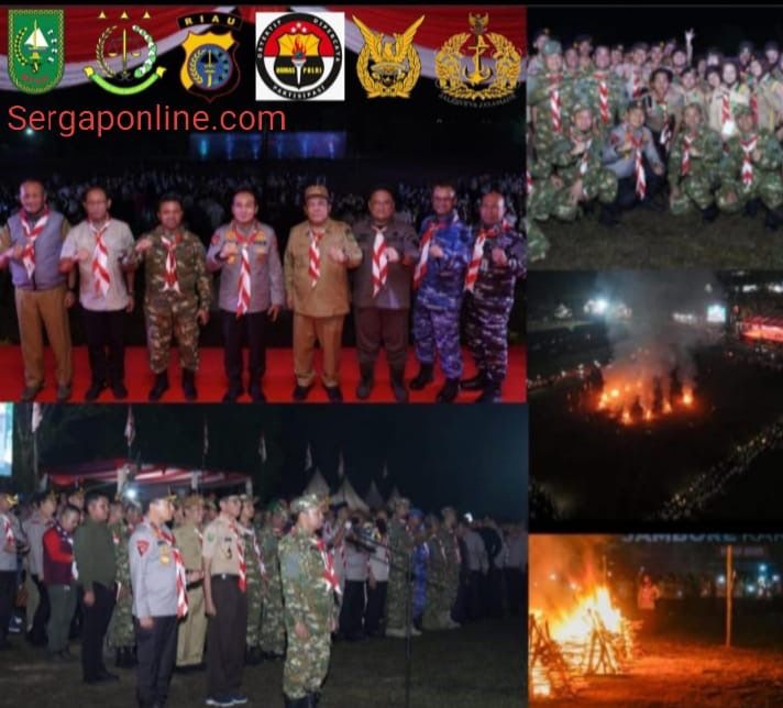 Api Unggun Jambore Karhutla Kobarkan Semangat Jaga Alam