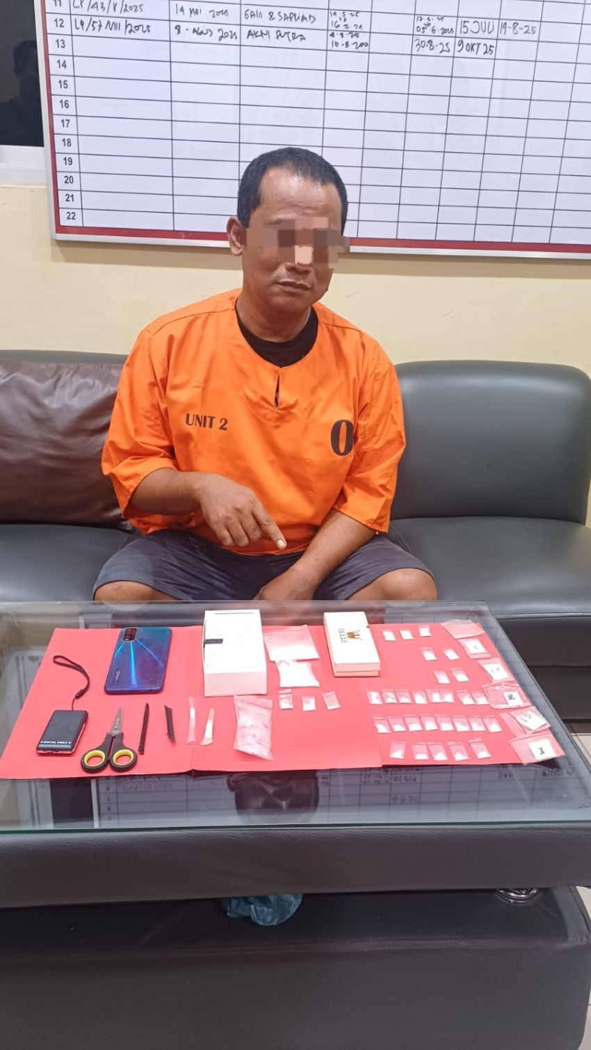 Polres Dumai Ungkap Peredaran Narkoba 33 Paket Sabu