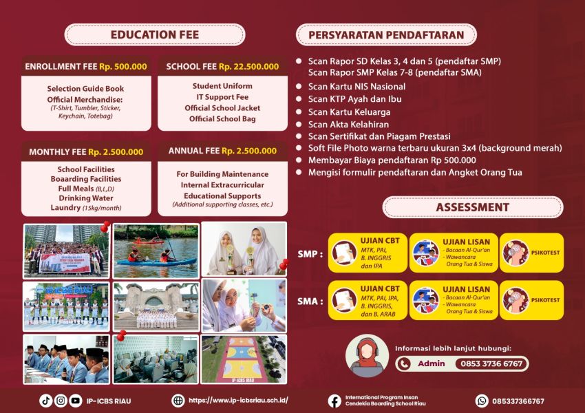 IP ICBS Riau Komitmen Hadirkan Generasi yang Siap Hadapi Tantangan Global