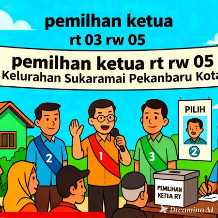 Pemilihan Ketua RT 03 Sukaramai Digelar 9 April Setelah Sempat Tertunda