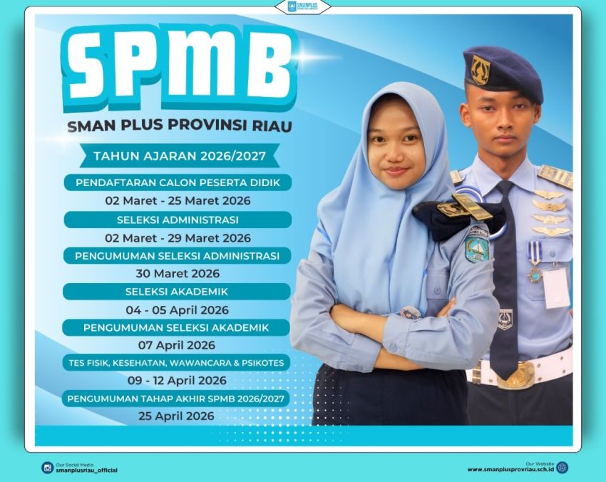 Seleksi Penerimaan Siswa Baru SMA Negeri Plus Riau 2026, 488 Dinyatakan Lulus Administrasi