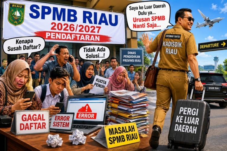 Forwadik Riau Kritik Kadisdik Riau yang Pergi ke Batam Saat SPMB Masih Menyisahkan Persoalan