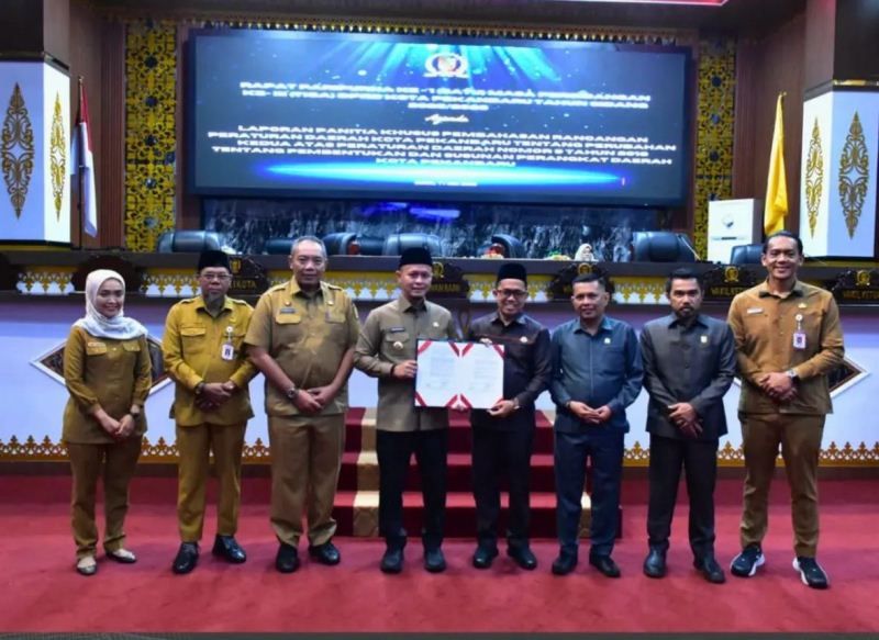 DPRD Pekanbaru Gelar Paripurna Pengesahan Perubahan Perda Perangkat Daerah